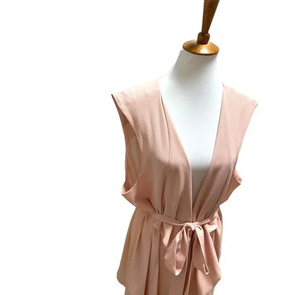 Lane Bryant Waterfall Vest Pink Size 26/28 - Picture 7 of 13